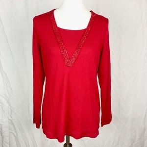 NWT Laura Ashley wool blend sweater